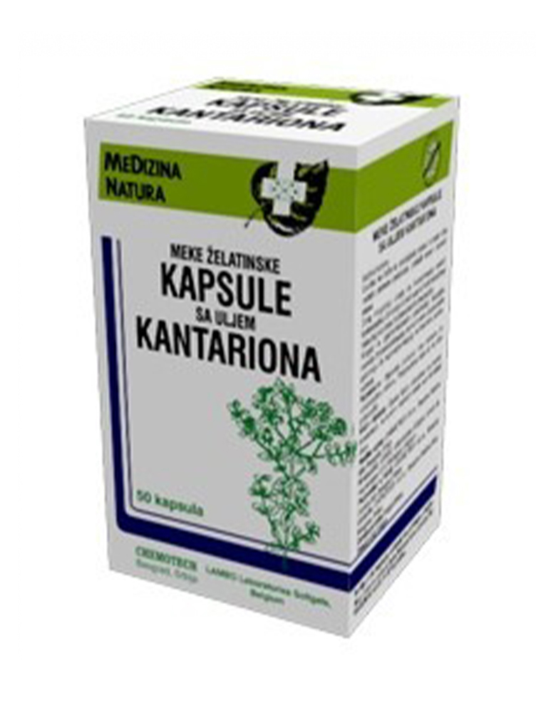 Kapsule sa uljem kantariona Medizina Natura 50 kapsula