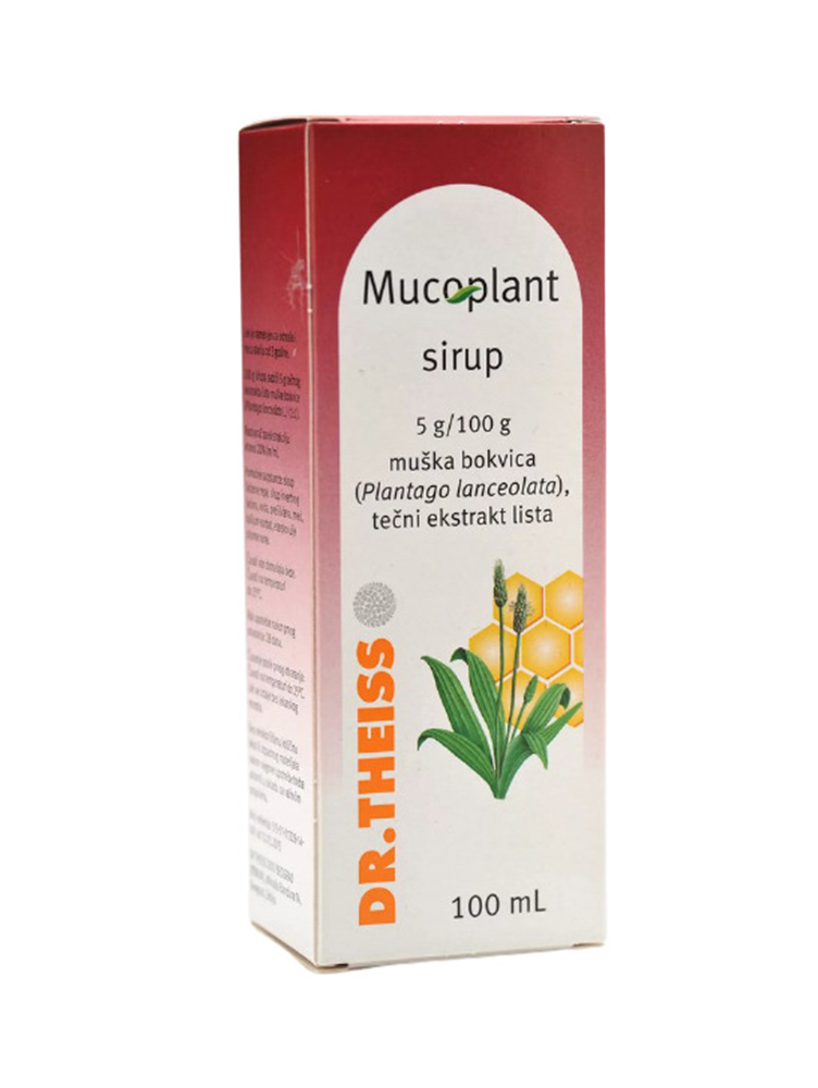 Mucoplant sirup za kašalj od bokvice Dr Theiss 100 ml