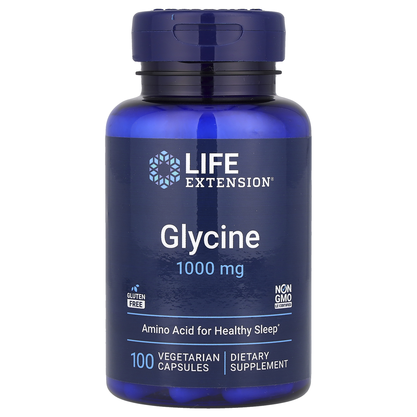 Life Extension Glicin 1000 mg, 100 kapsula