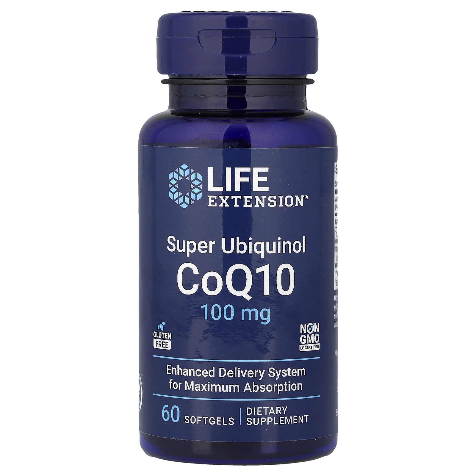 Life Extension Super Ubiquinol CoQ10 100 mg, 60 mekih kapsula