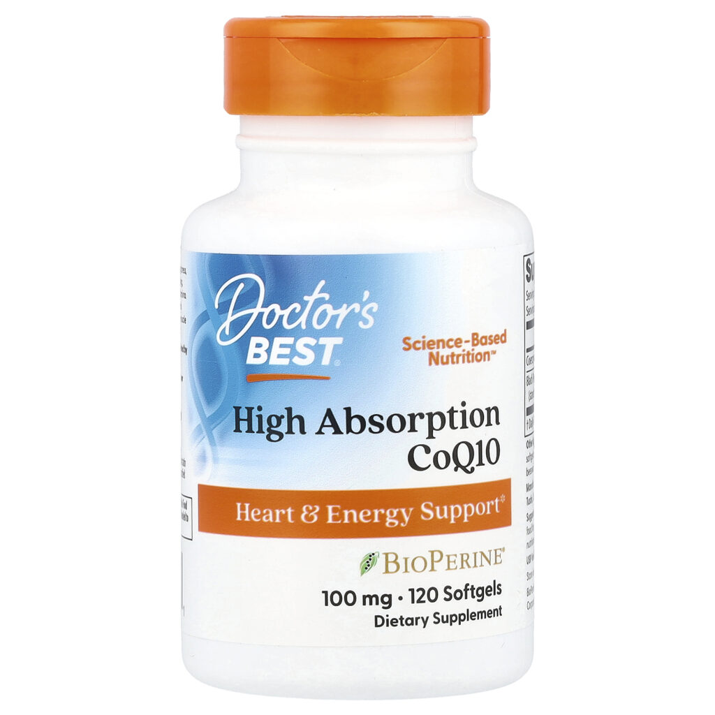 Doctor's Best CoQ10 visoke apsorpcije 100 mg, 120 mekih kapsula