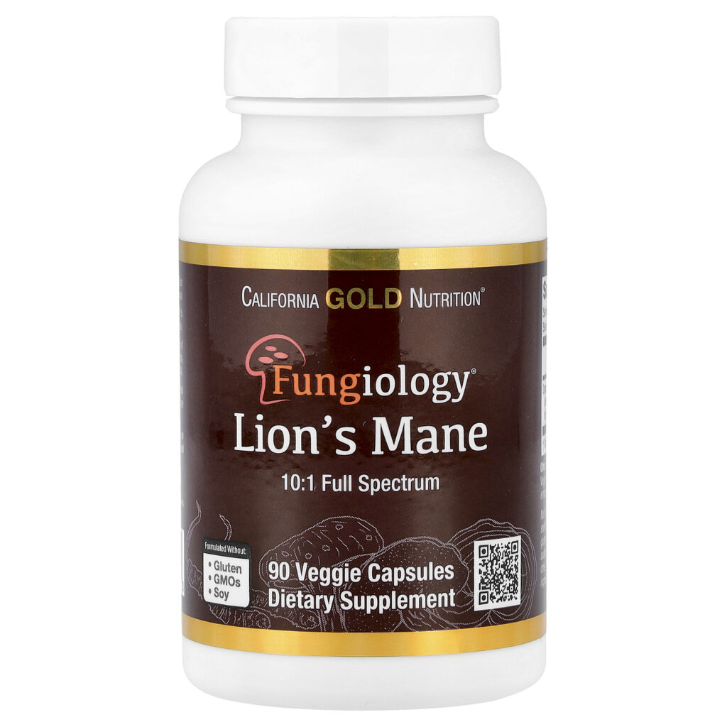 California Gold Nutrition Organski Lion's Mane, 90 kapsula
