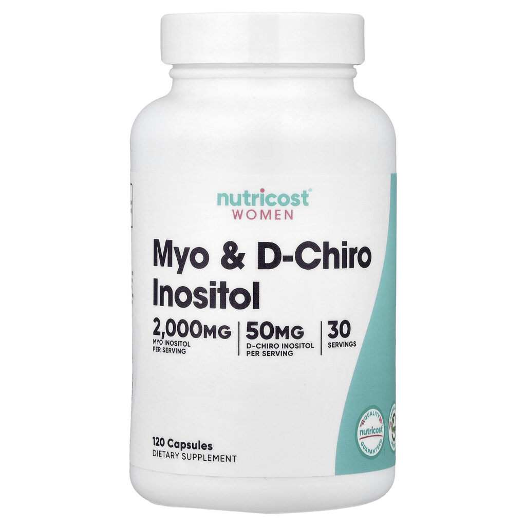 Nutricost Women mio i D-hiro inozitol, 120 kapsula