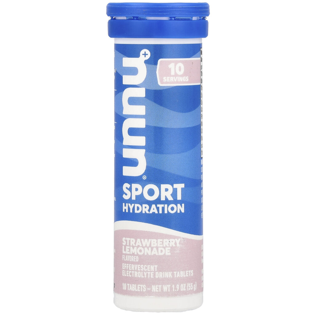Nuun Sport šumeće tablete, jagoda-limunada, 10 tableta
