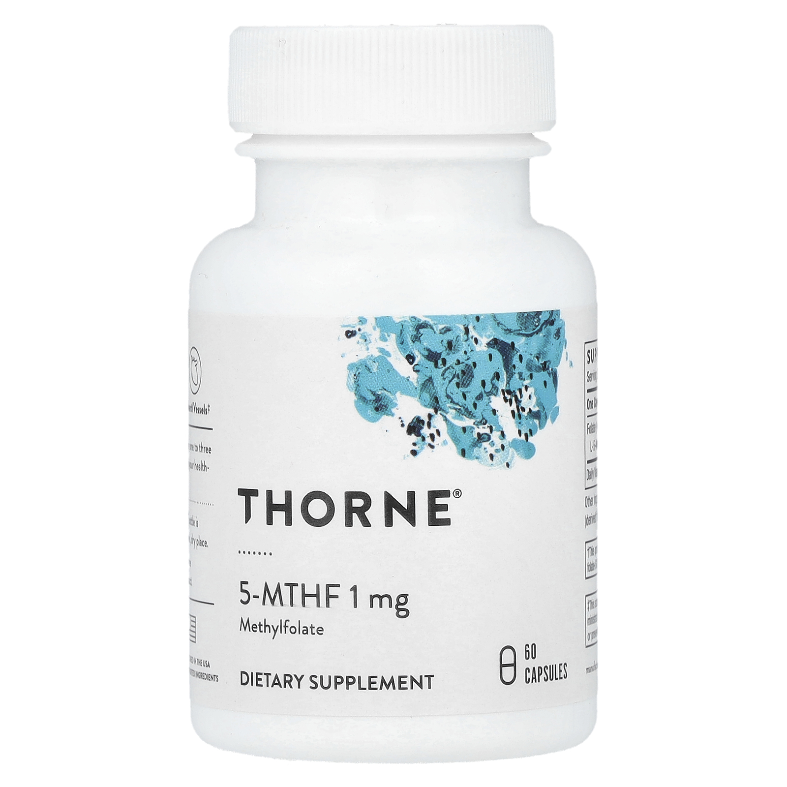 Thorne 5-MTHF (metilfolat) 1 mg, 60 kapsula