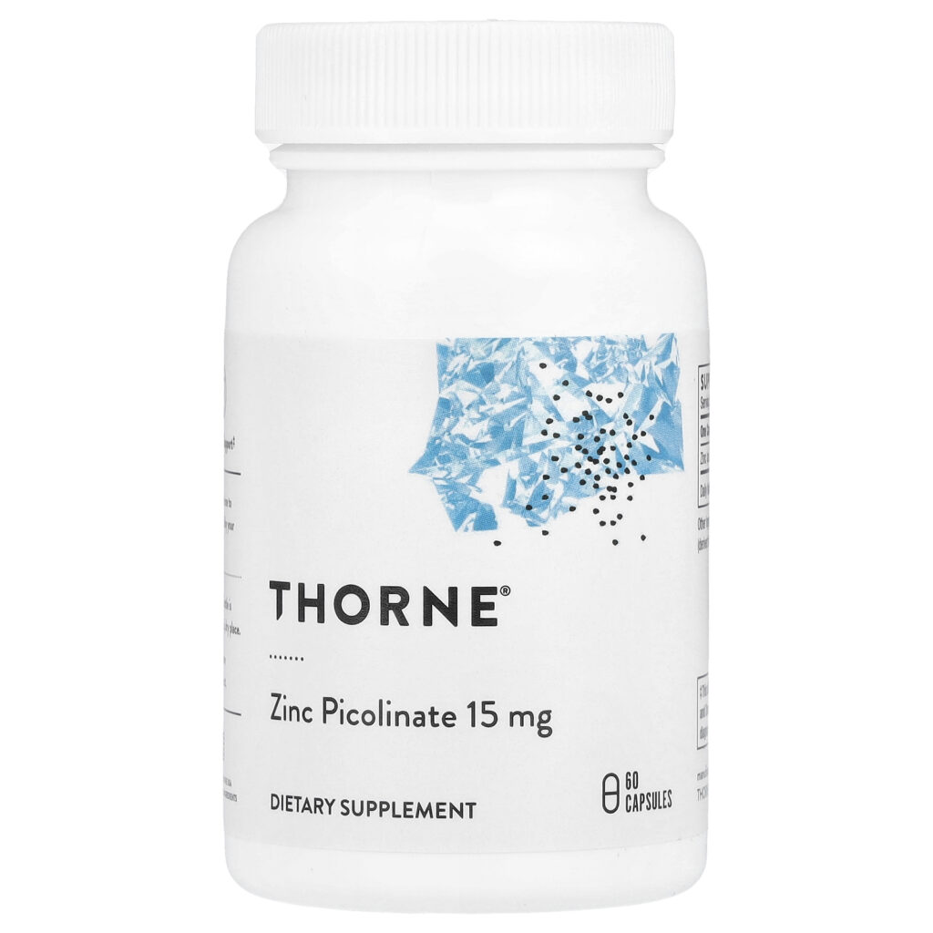 Thorne Cink pikolinat 15 mg, 60 kapsula