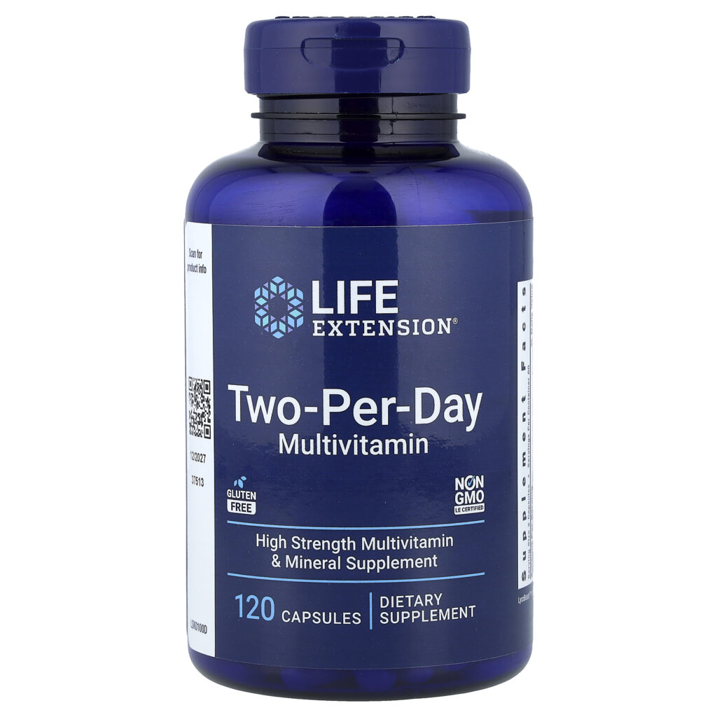 Life Extension Two-Per-Day multivitamin, 120 kapsula