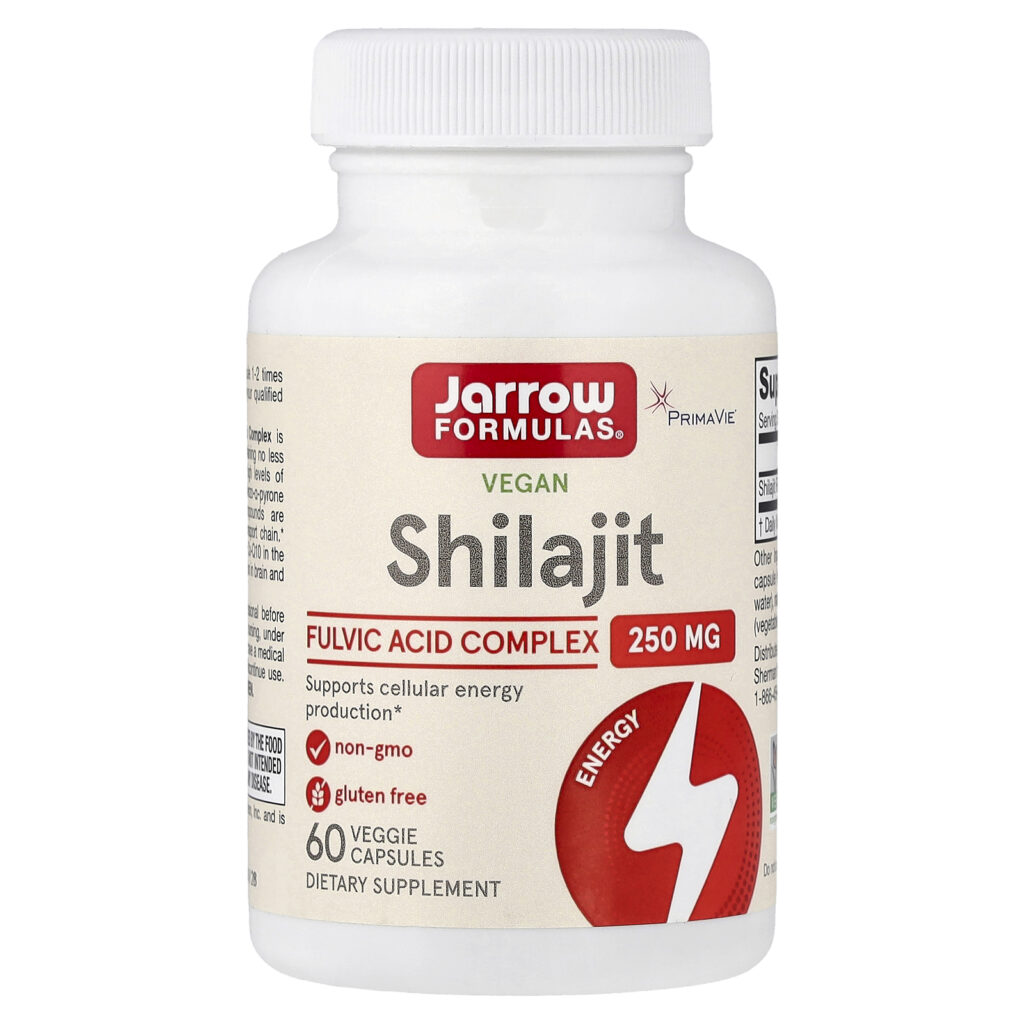 Jarrow Formulas Veganski šiladžit 250 mg, 60 kapsula