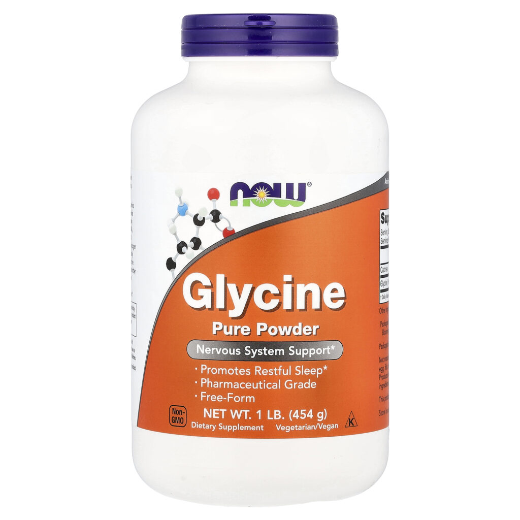 NOW Foods Glicin prah, 454 g
