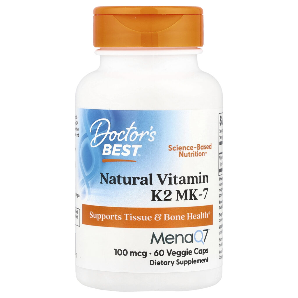 Doctor's Best Vitamin K2 MK-7 (MenaQ7) 100 mcg, 60 kapsula