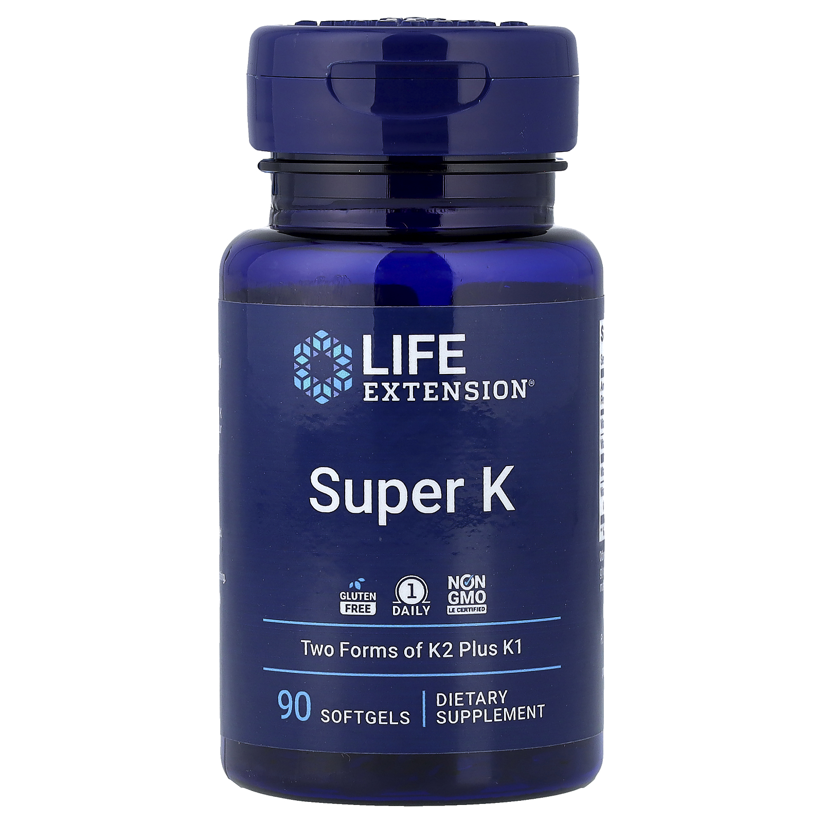 Life Extension Super K (K1, K2 MK-4 i MK-7), 90 mekih kapsula